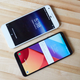 The 16:9 Google Pixel (top) next to the 18:9 LG G6 (bottom). (Image: Alex Cranz/Gizmodo)